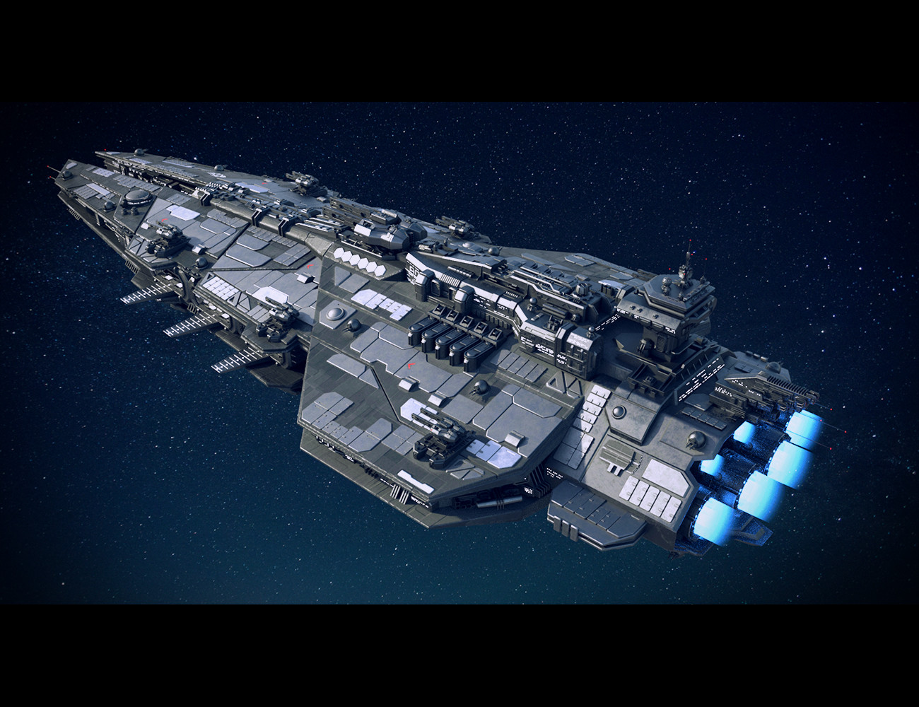 ArtStation - Space Battleship