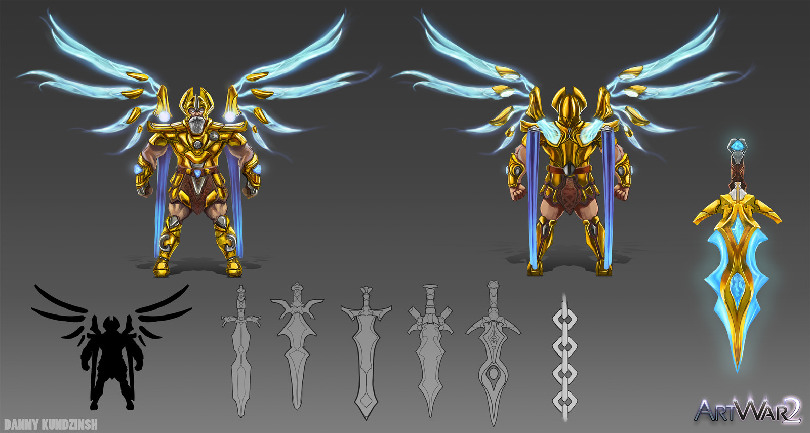 Artwar2 concept sheet - Archangel Michael