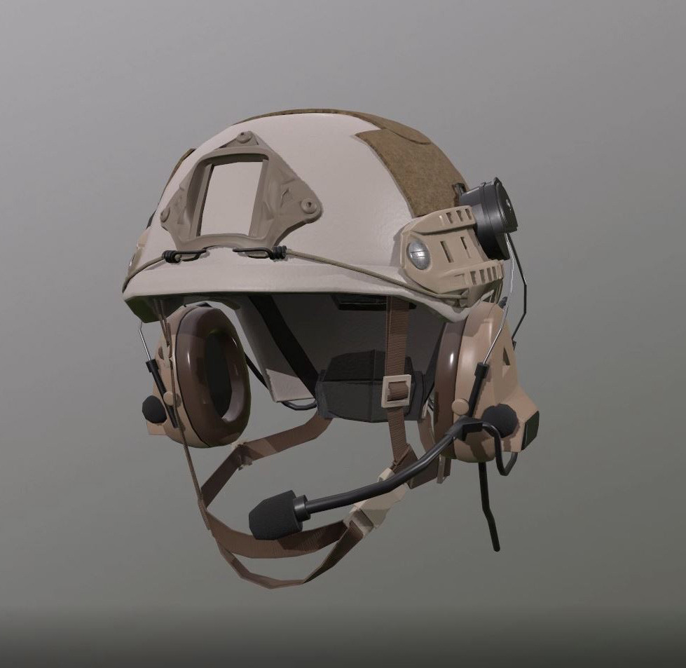 ArtStation - Military Helmet