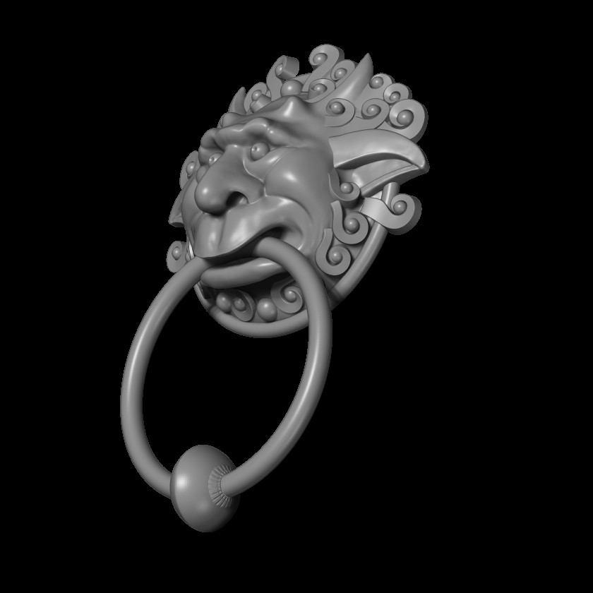 Artstation Right Door Knocker From Movie Labyrinth W I P