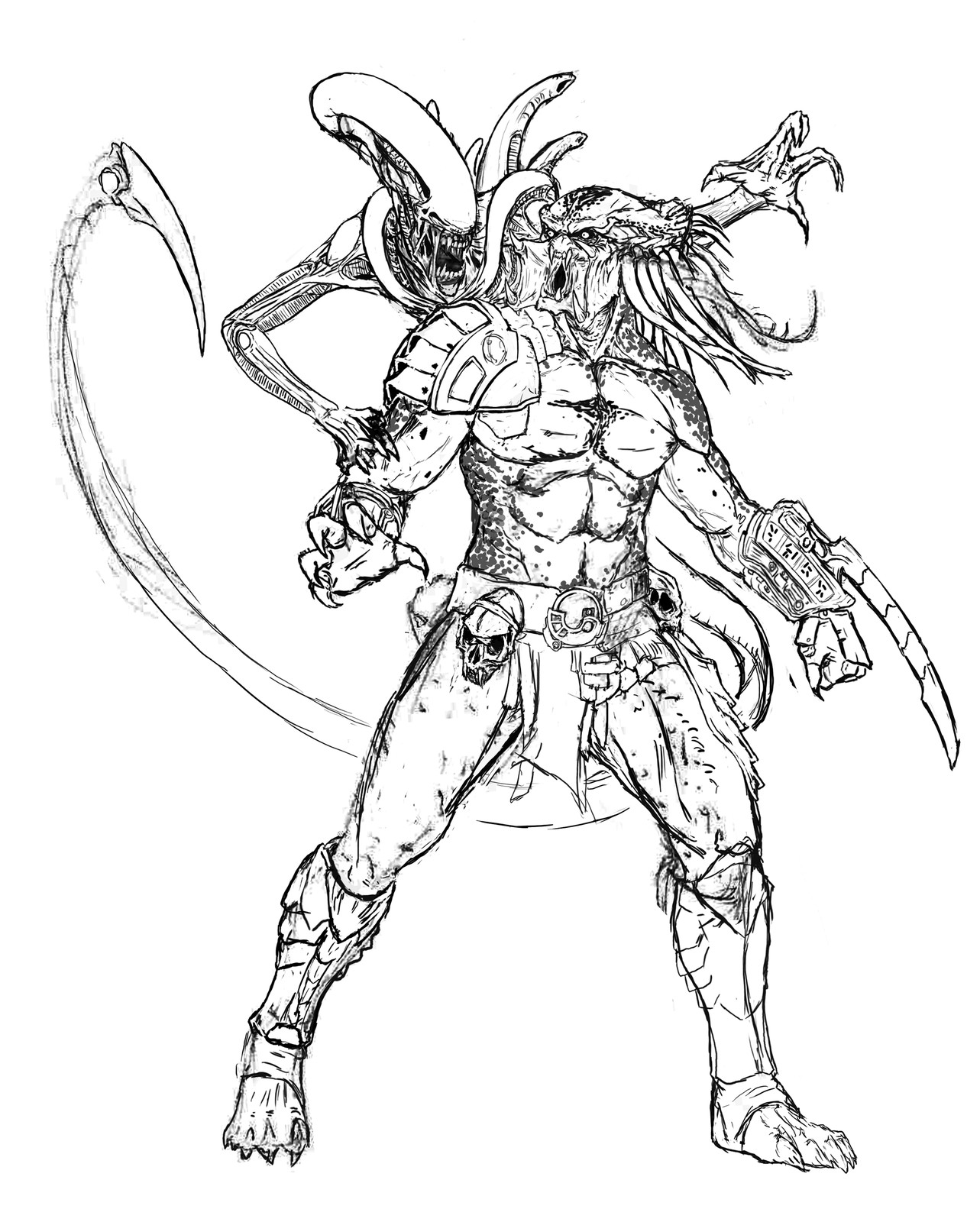 Artstation Alien Vs Predator I Ben Naceur Prohibe