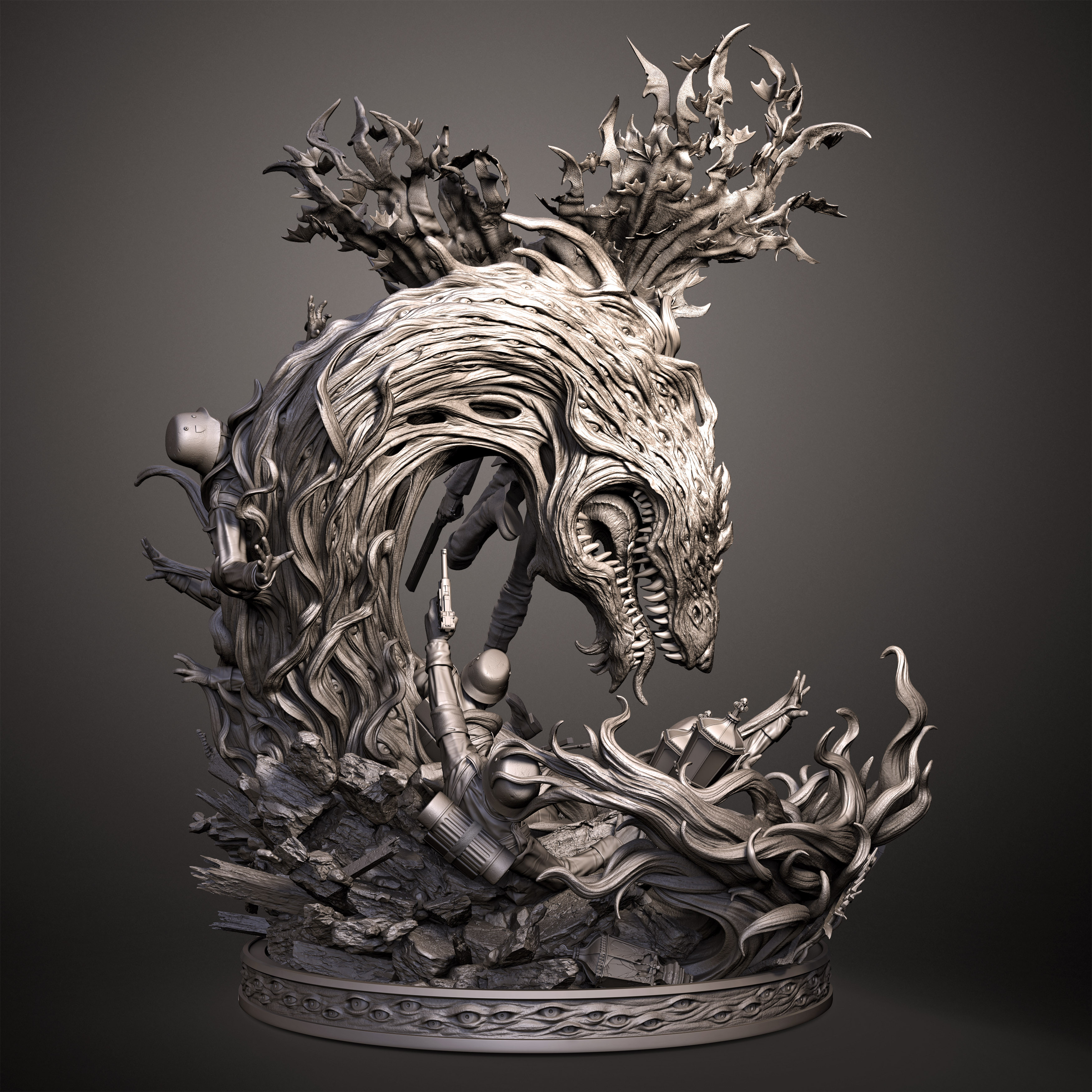alucard statue hellsing