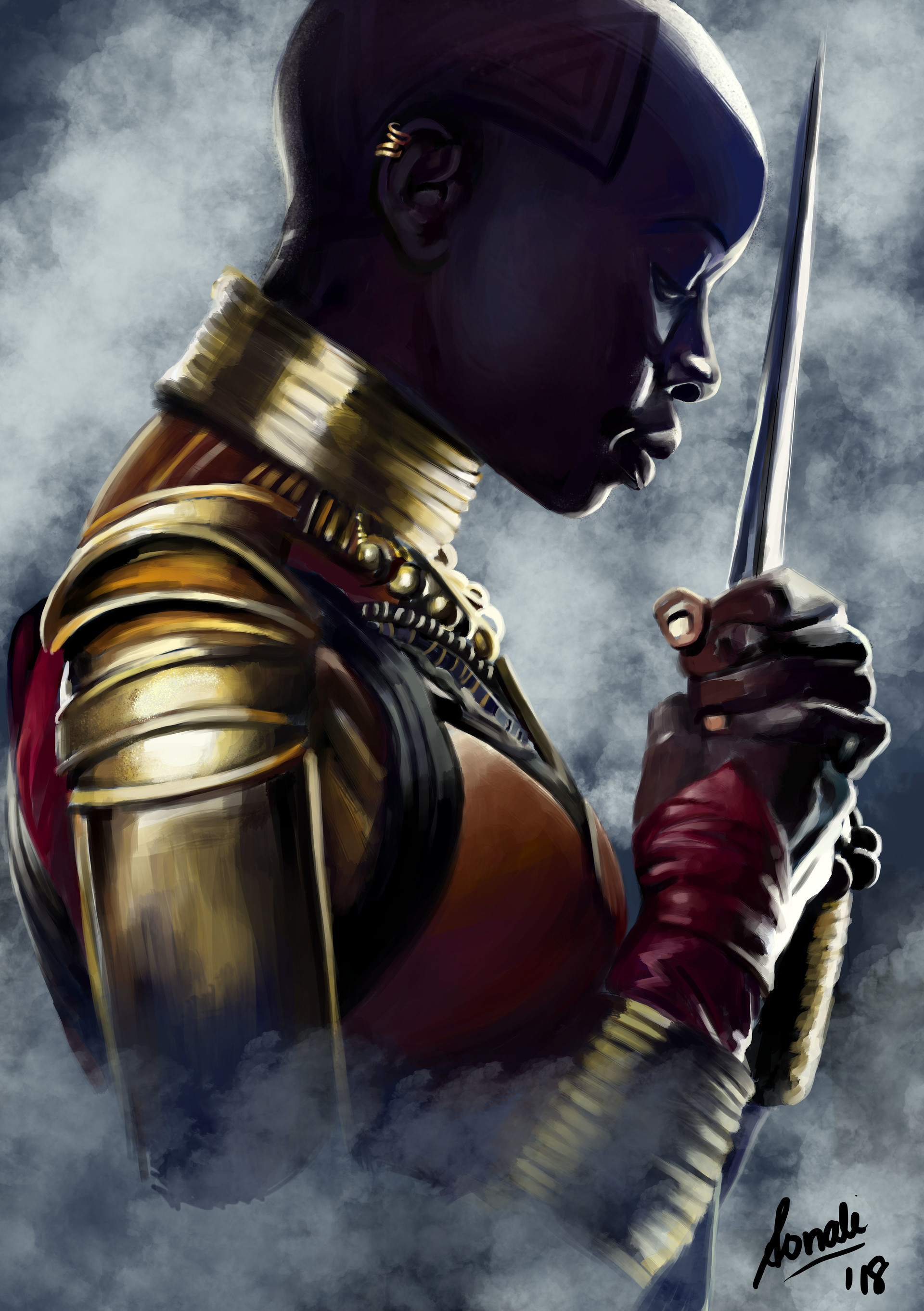 Okoye top black panther