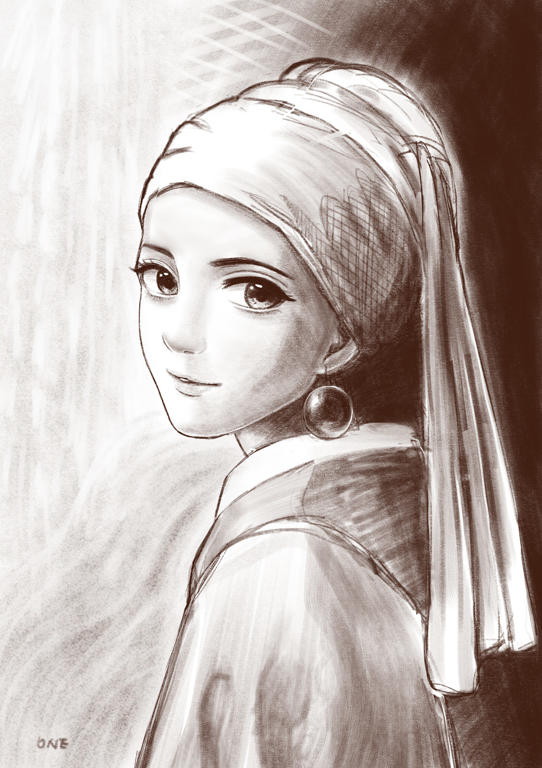 The girl with discount one pearl earring