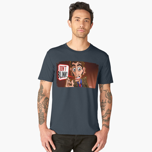 Buy it: https://www.redbubble.com/people/binarygod/works/30524939-dont-blink?asc=u&amp;c=333504-movies-and-tv&amp;p=mens-premium-t-shirt&amp;rel=carousel
