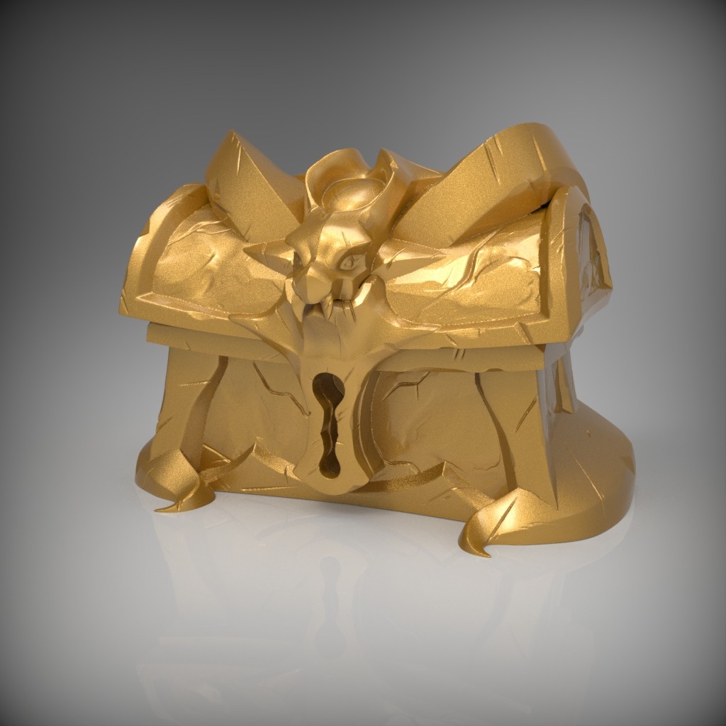 Gold Chest Sculpt