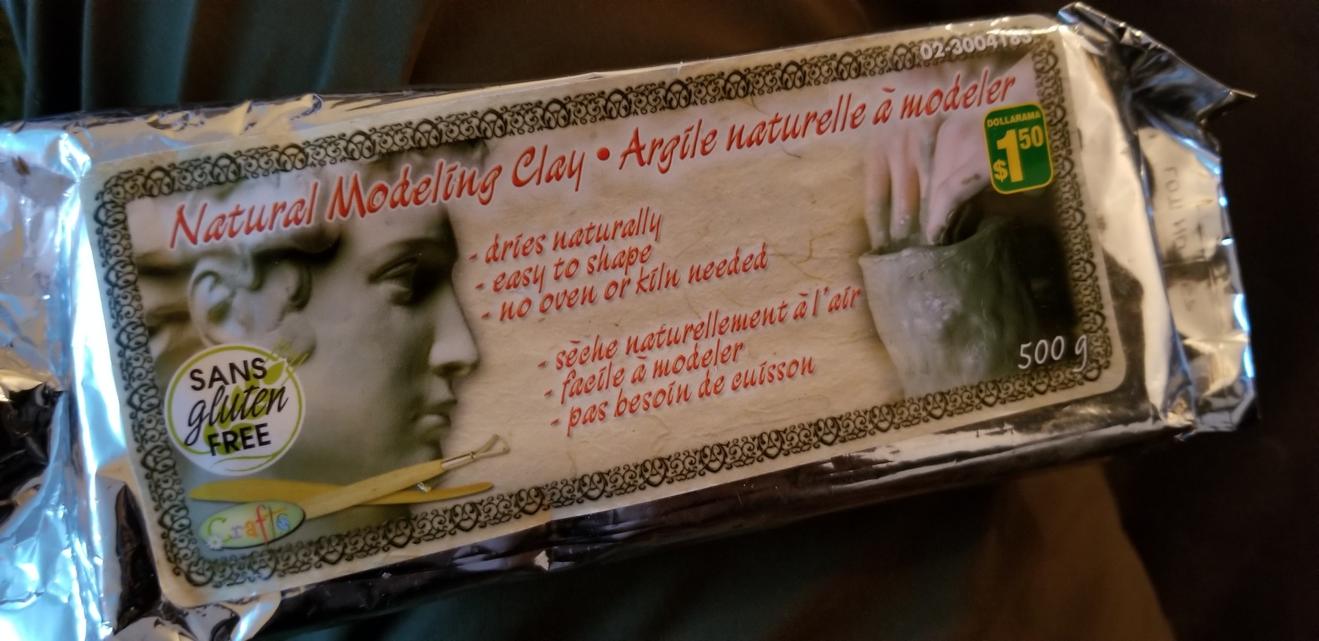 natural modeling clay dollarama
