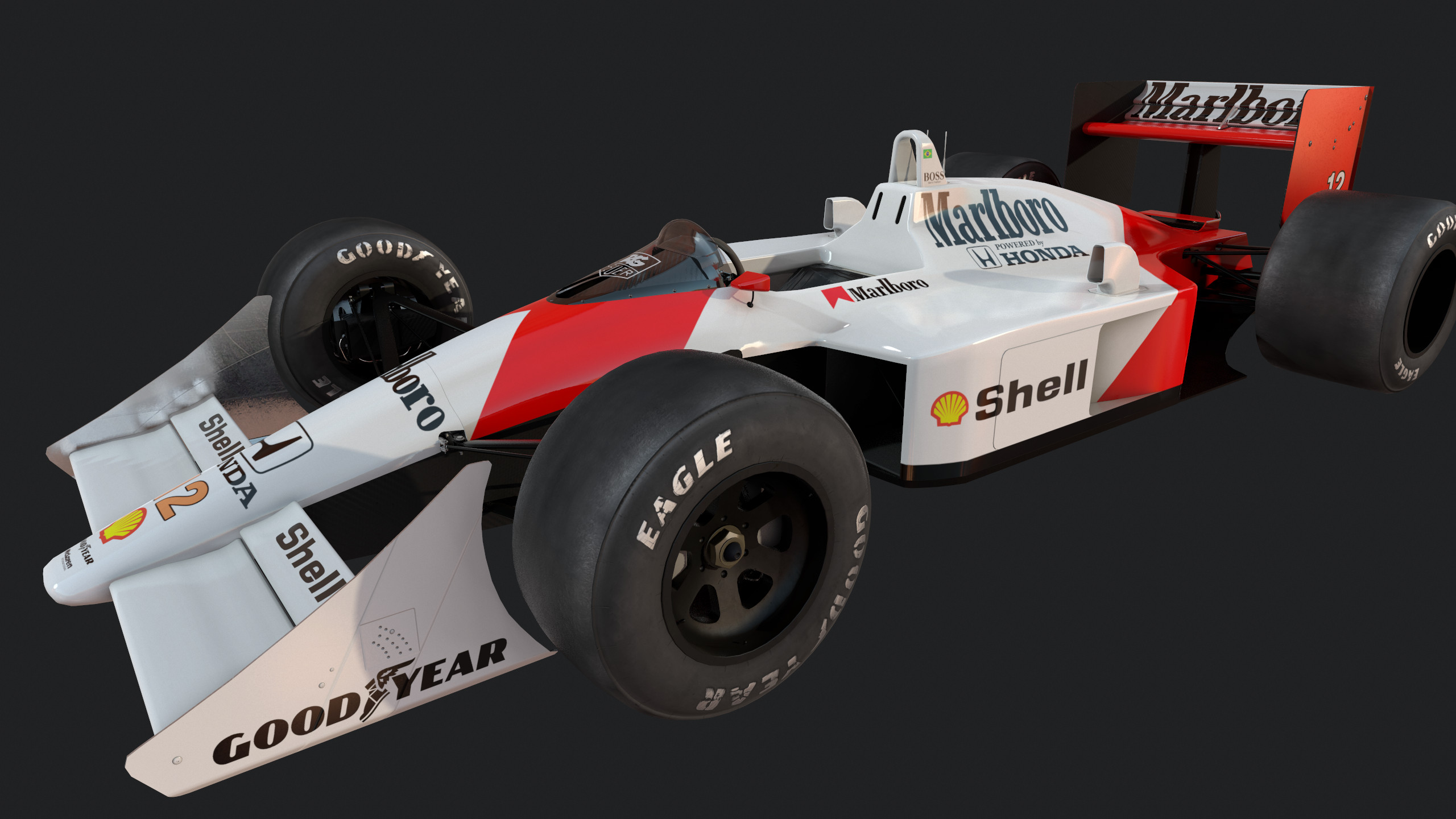 Artstation Mclaren Mp4 4 Stevincent Moseley