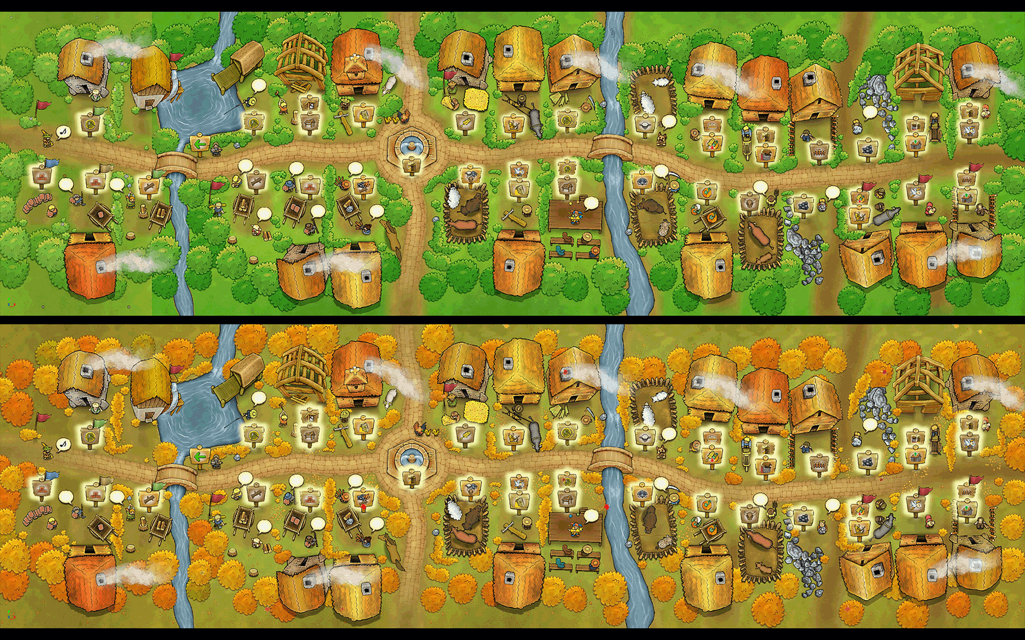 Agricola - The Town in Summer and Autumn