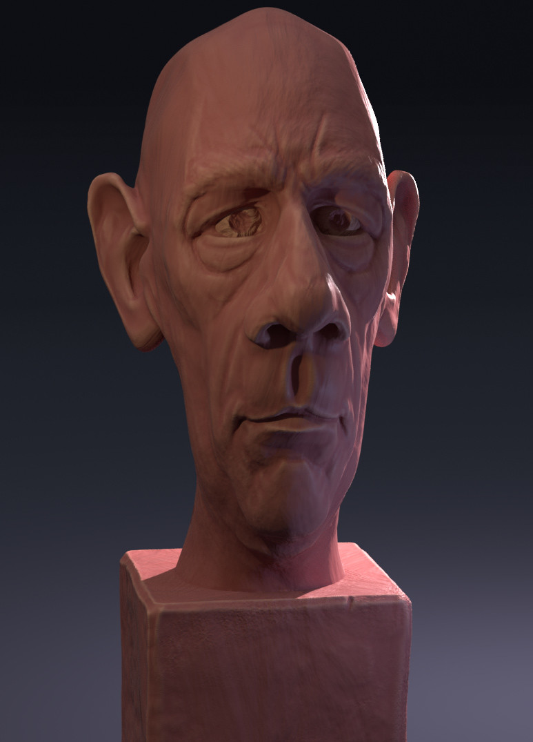 Artstation Head Sculpt