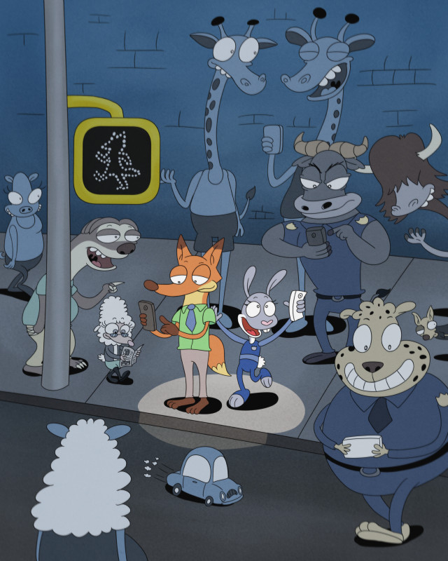 Artstation Zootopia In Rocko S Modern Life Style Luis
