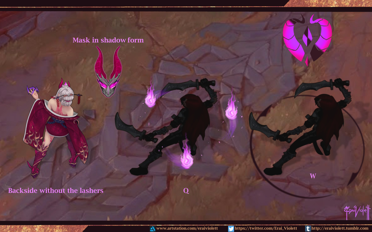 Artstation Blood Moon Evelynn Erai Violett