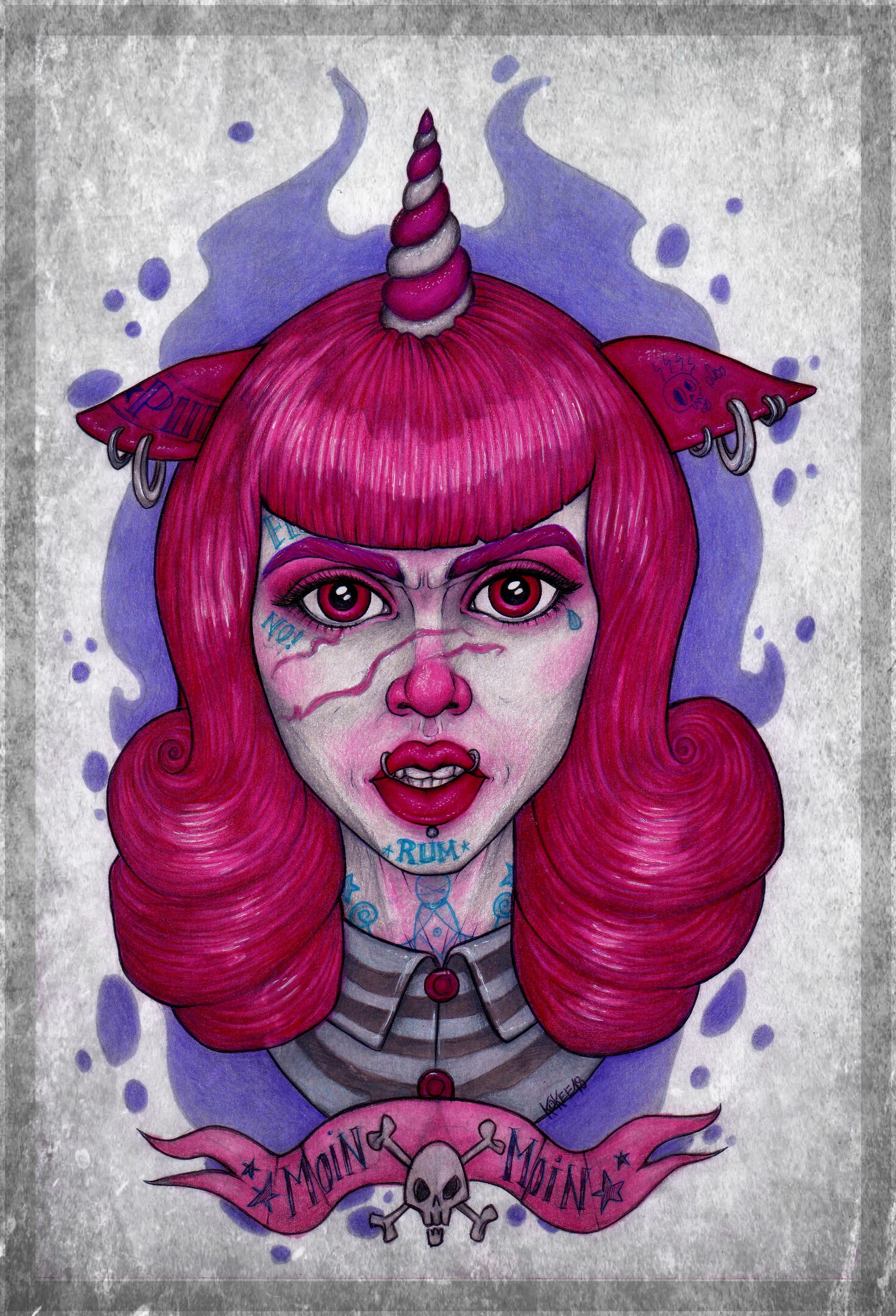 Kokee Thornton Bad Unicorn Lady
