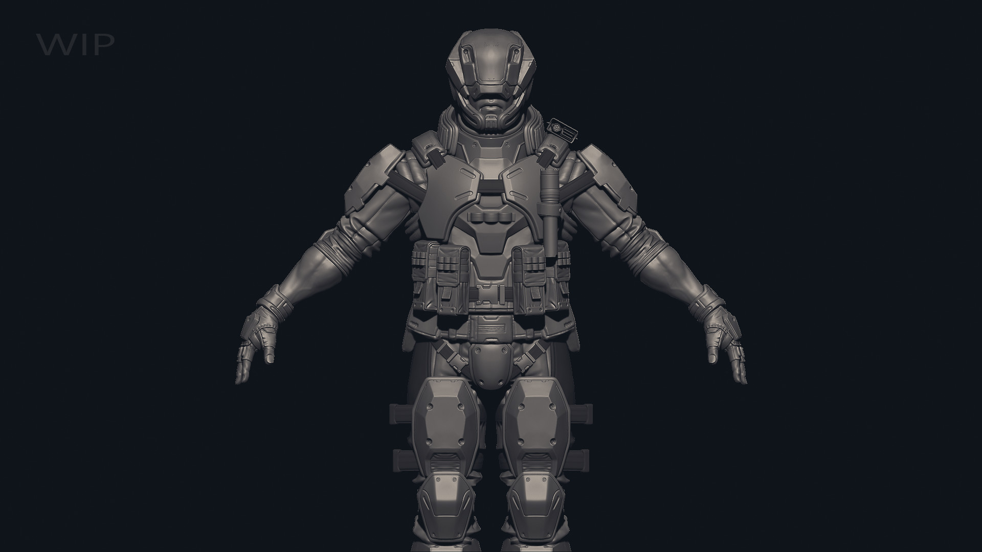 Artstation Sci Fi Soldier Justin Mcmillen