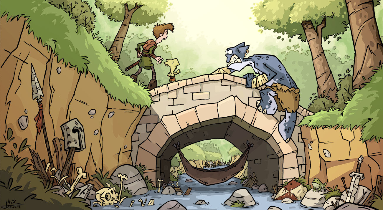 "Ger'off my bridge" growled the troll