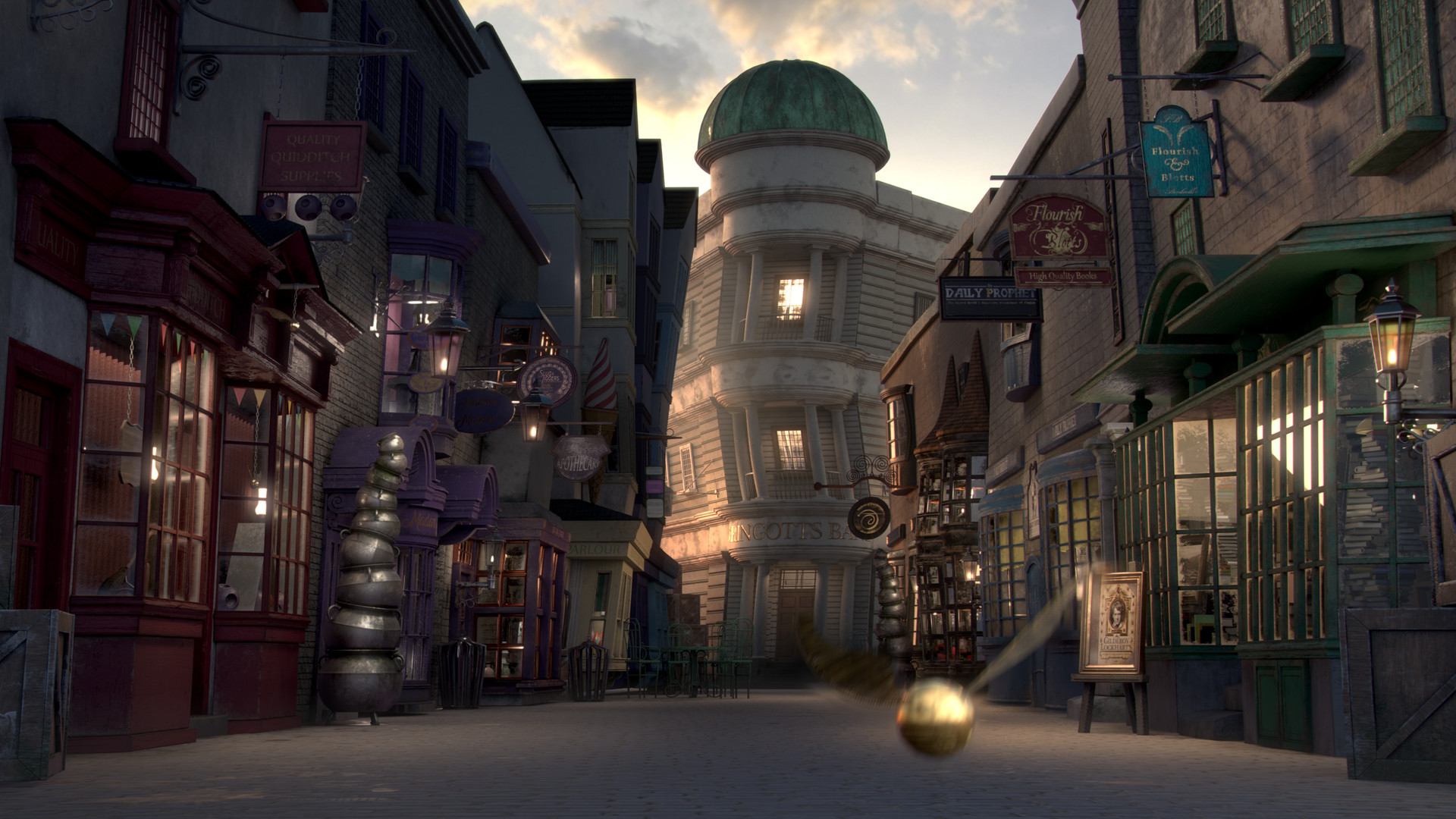 Harry Potter Diagon Alley Wallpapers  Harry Potter Wallpapers 4k