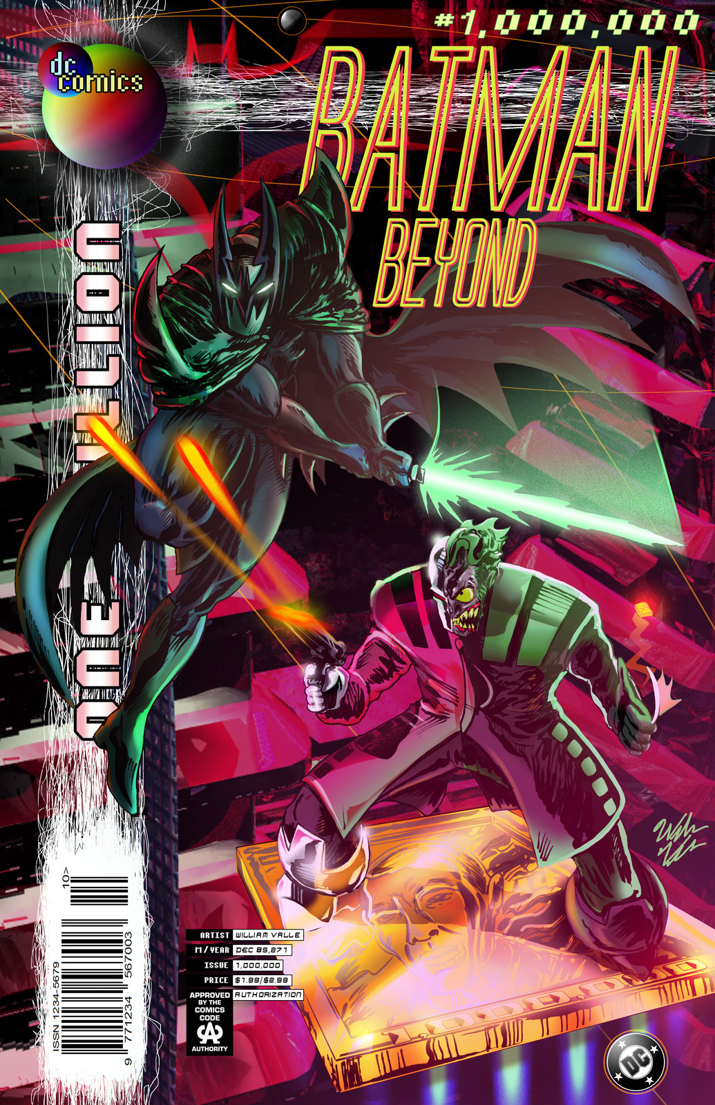 batman beyond 3d lenticular cover