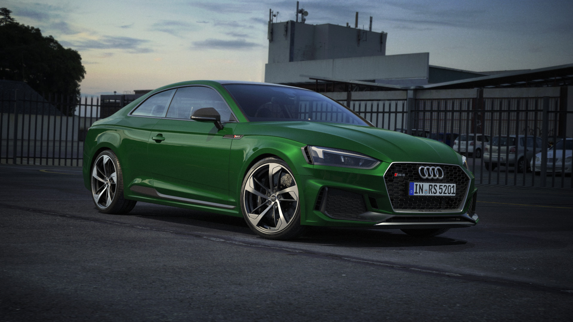 Audi rs5 бирюза
