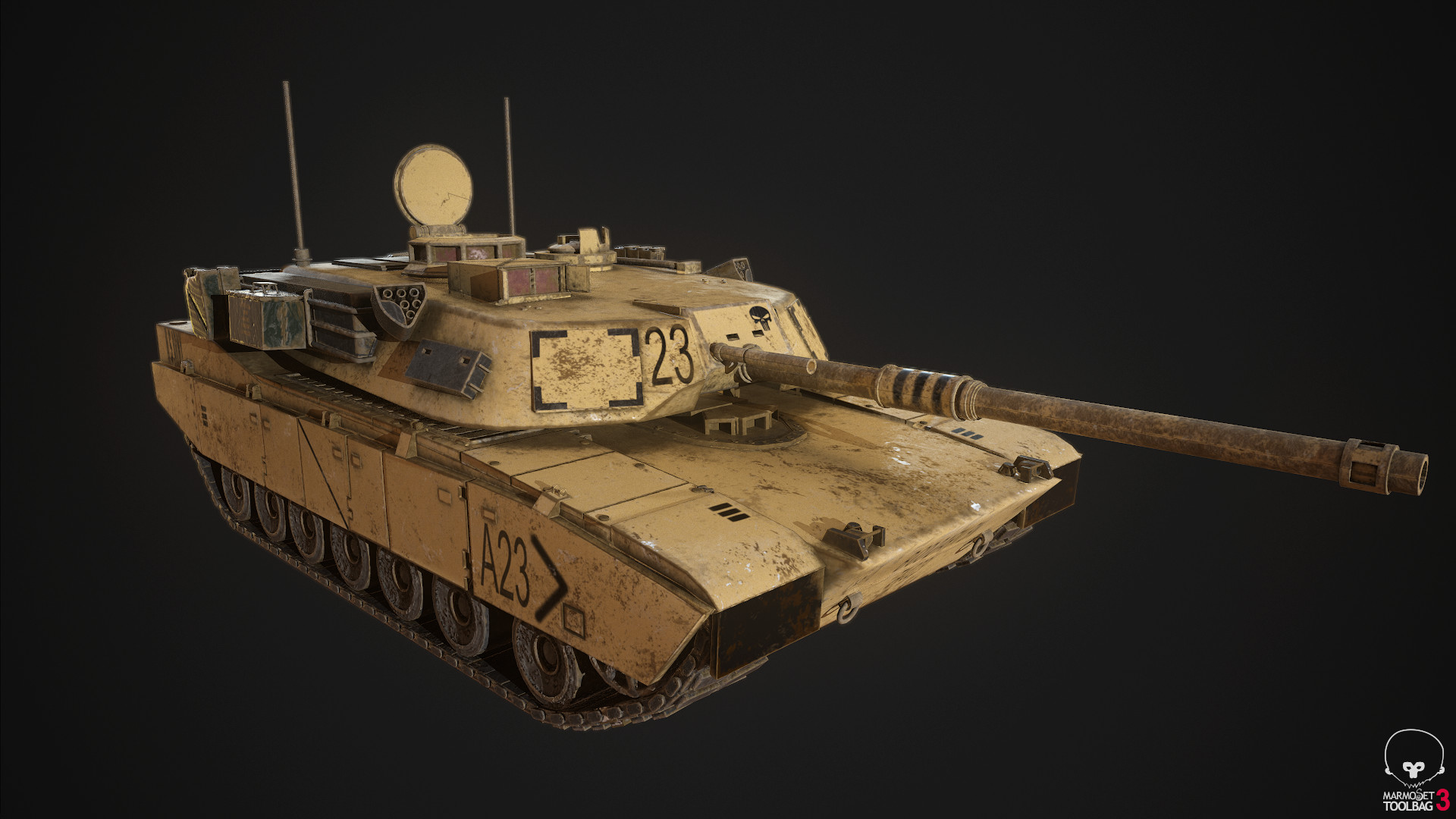 ArtStation - M1 Abrams tank