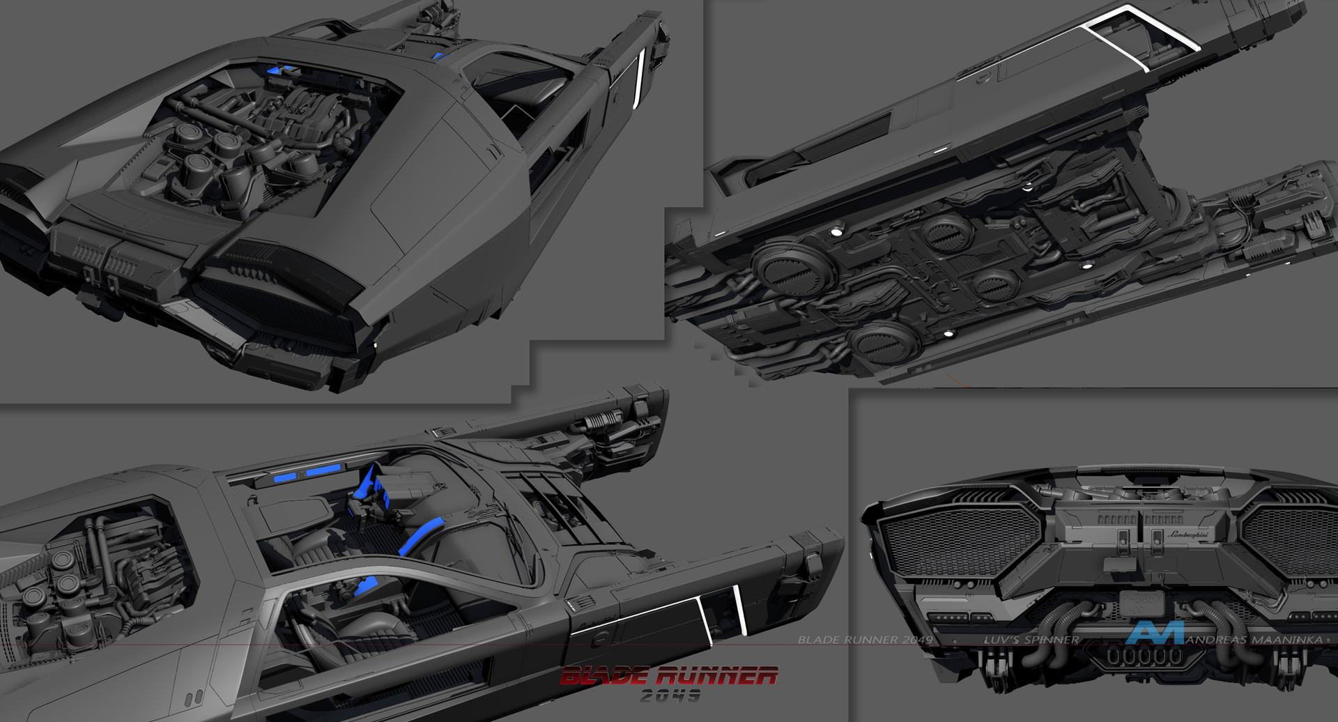 Artstation Luv S Spinner Blade Runner 2049 Andreas Maaninka