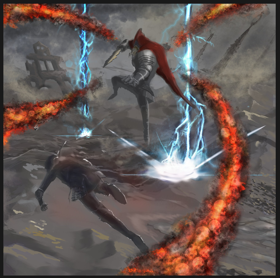 Artstation Slave Knight Gael Rainbow Raven I post videogame concept art and stream on twitch. slave knight gael rainbow raven