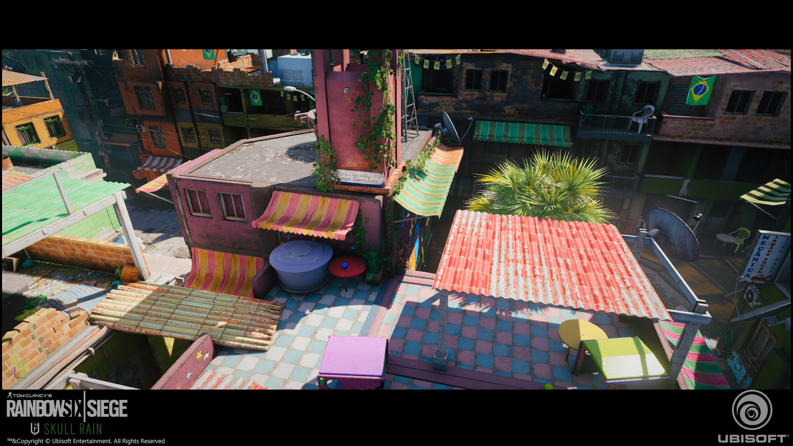 Favela map Floor Tile in game screens