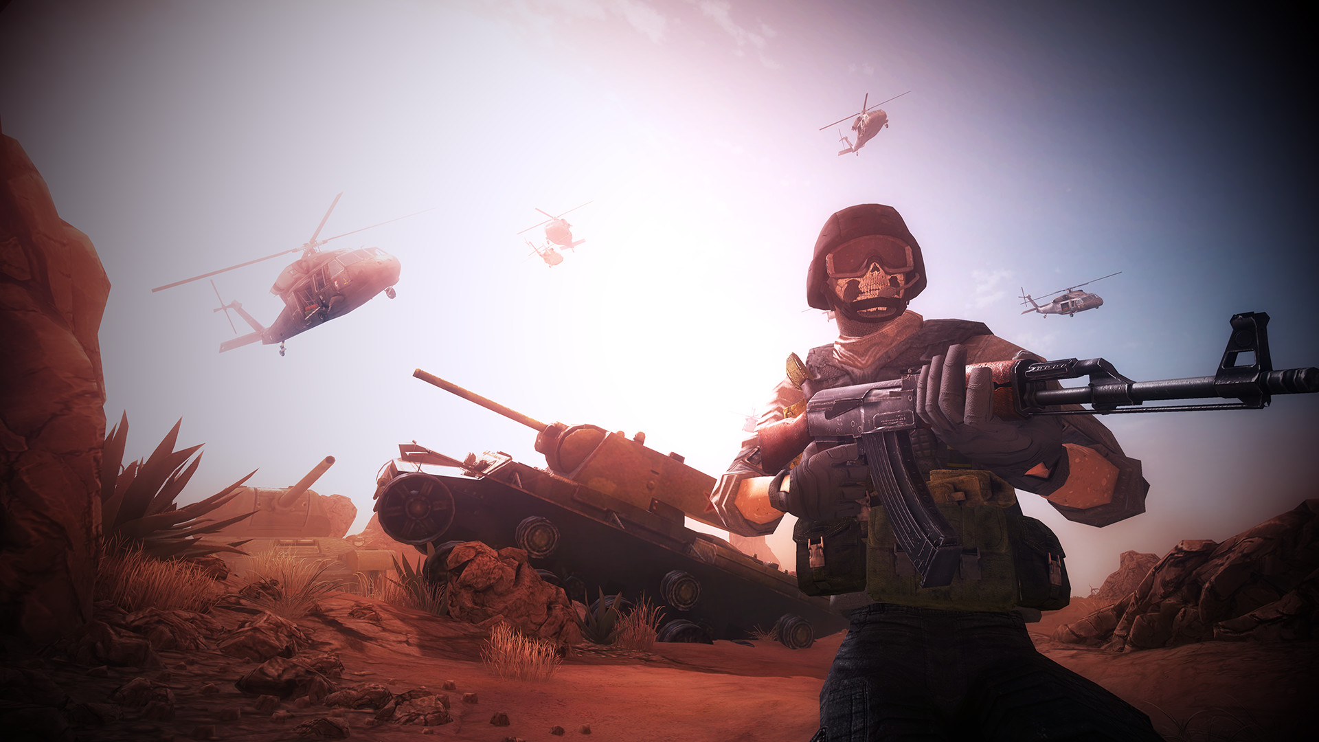 Artstation Tank Battle Gunner War Game Screenshot Icon