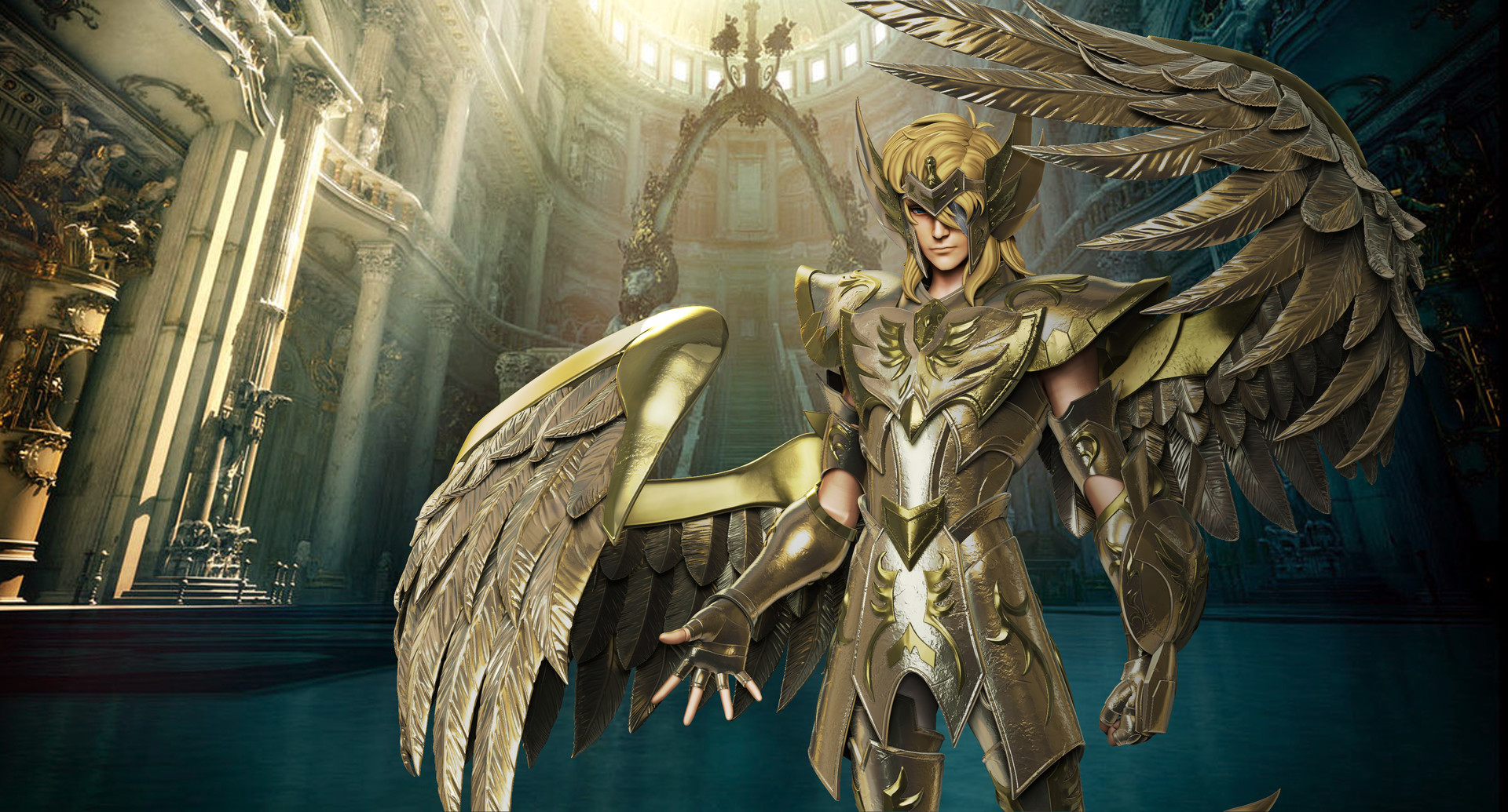 Artstation Hyoga Saint Seiya Sculpt Chris Silva