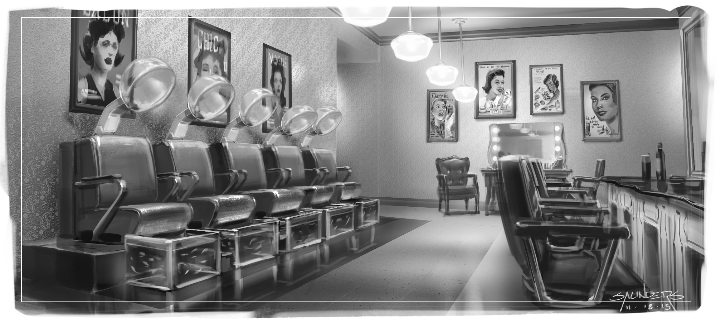 A 50's inspired version.