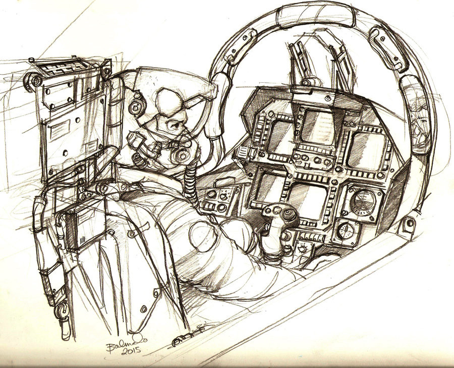 Roberto P S Balinado F A 18 Cockpit