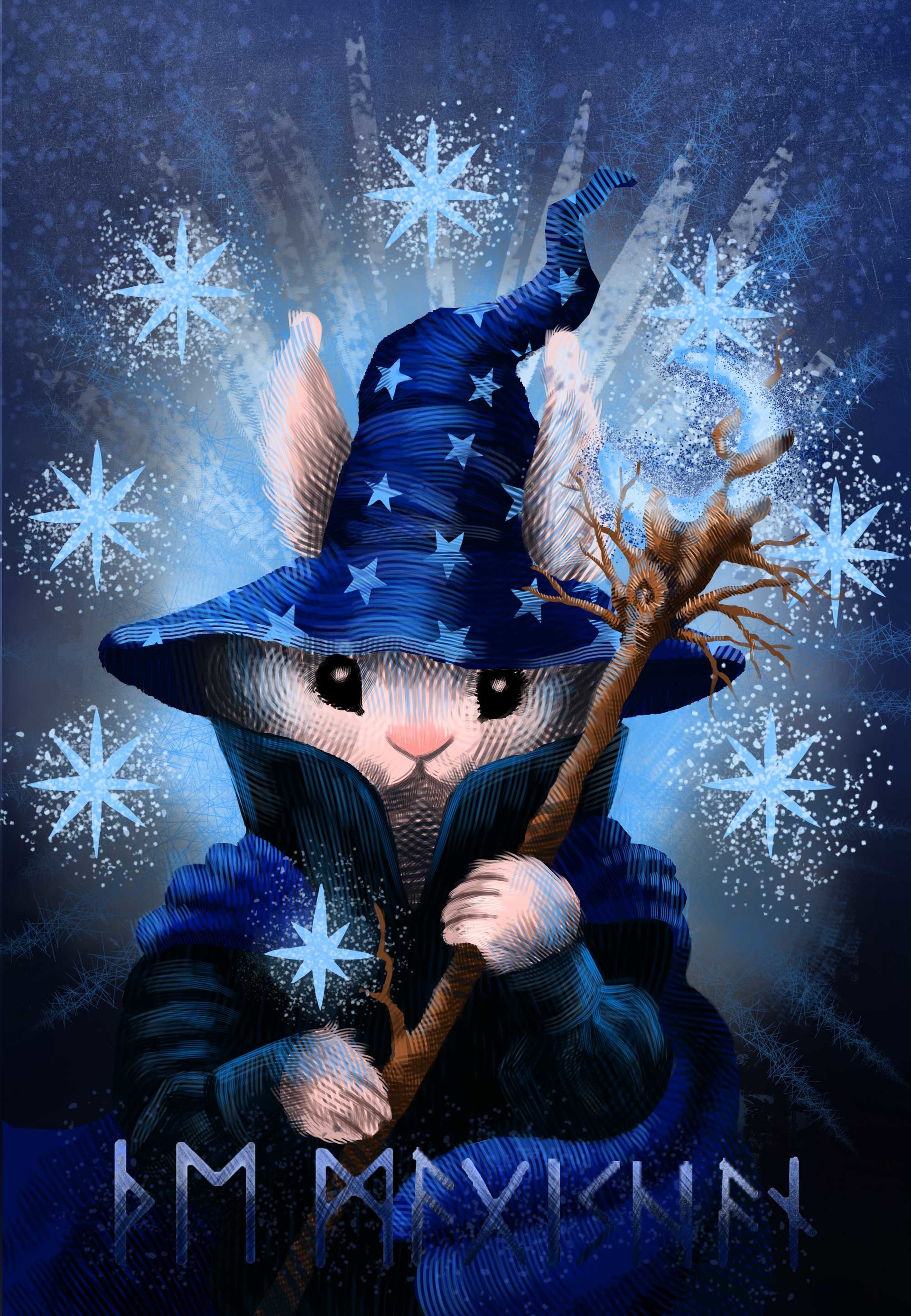 Artstation Magician Bunny Ana Dascalu