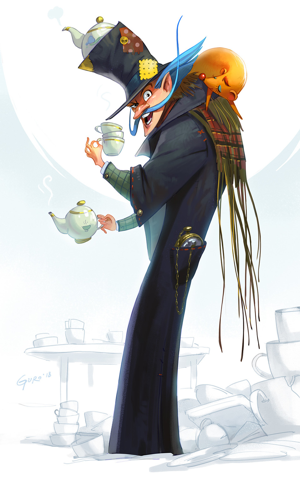 Roman Guro Mad Hatter for Character Design Challenge!