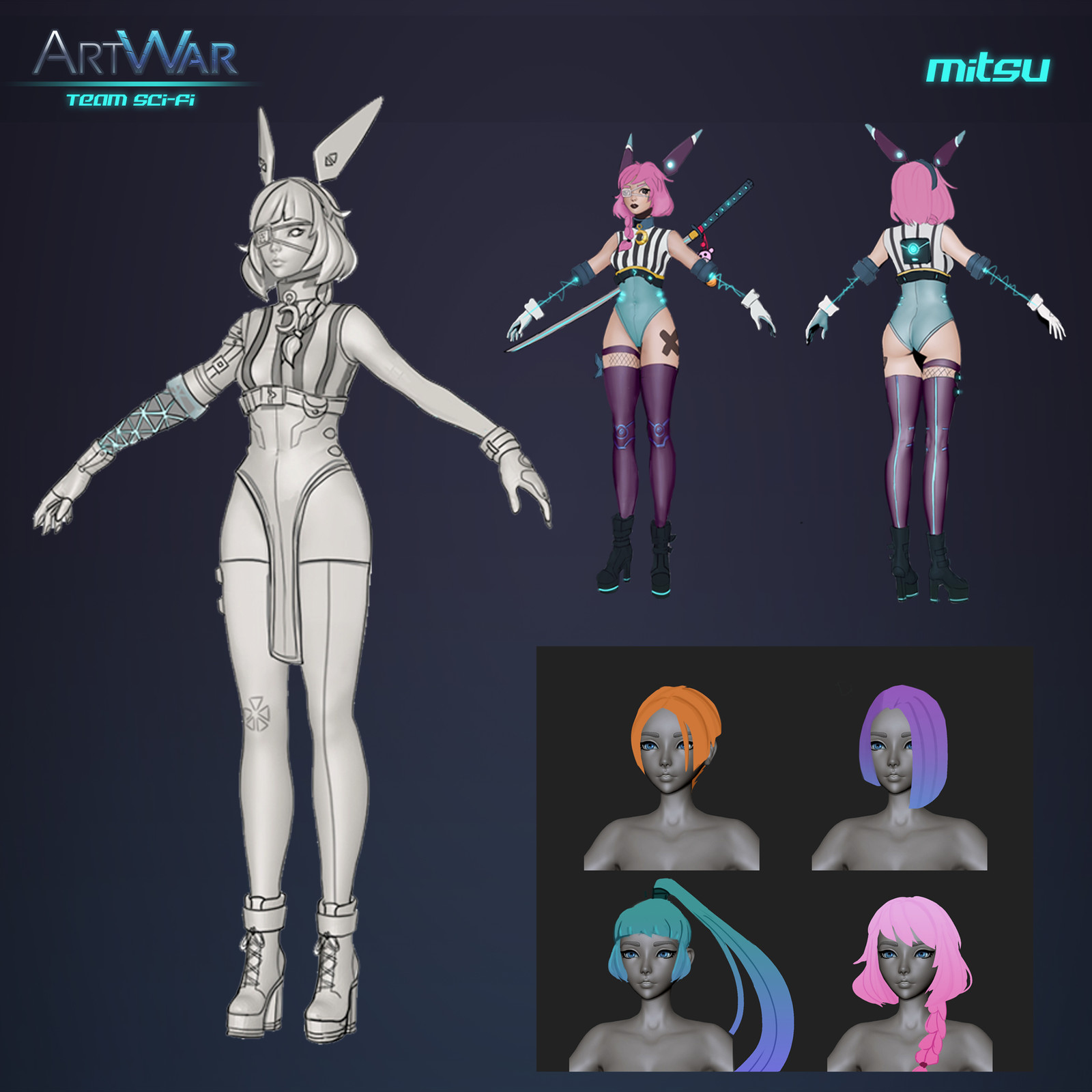 Initial concepts for Mitsu