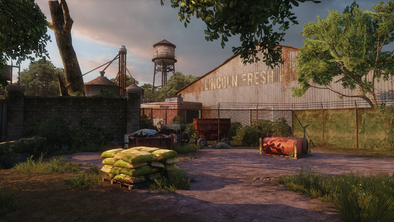 Water Tower level, in-game screenshot