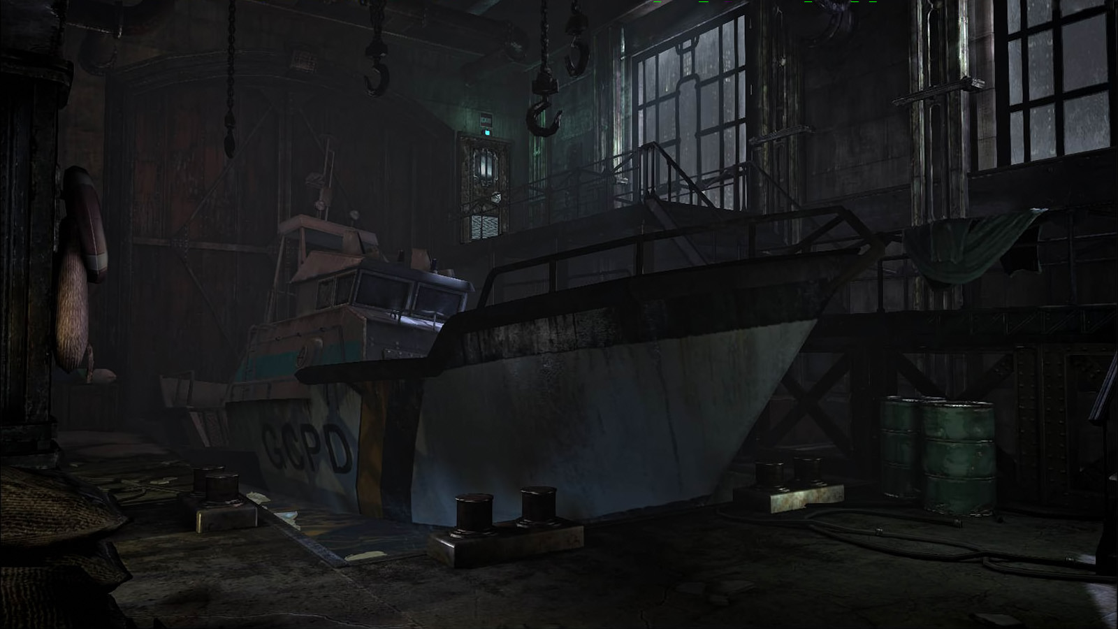 Pioneers Bridge level - in-game screenshot (modular architecture and assets)
