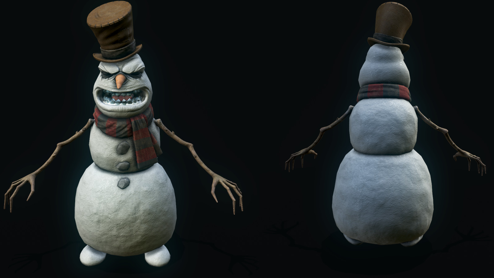 Evil snowman.