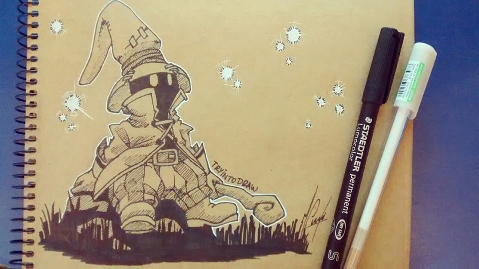Fanart of Vivi from Final Fantasy