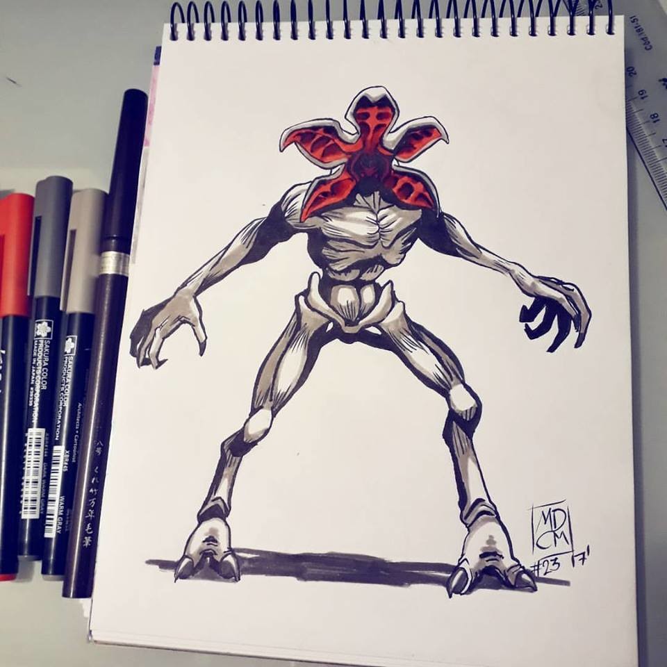 Fanart of the Demogorgon from Stranger Things