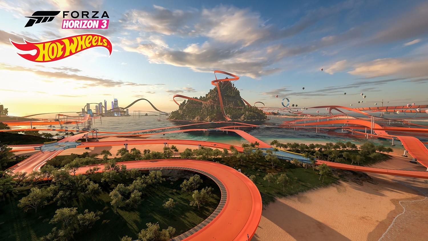 The world consists of 5 explorable themed islands repurposed from the main game revolving around a giant extinct volcano.