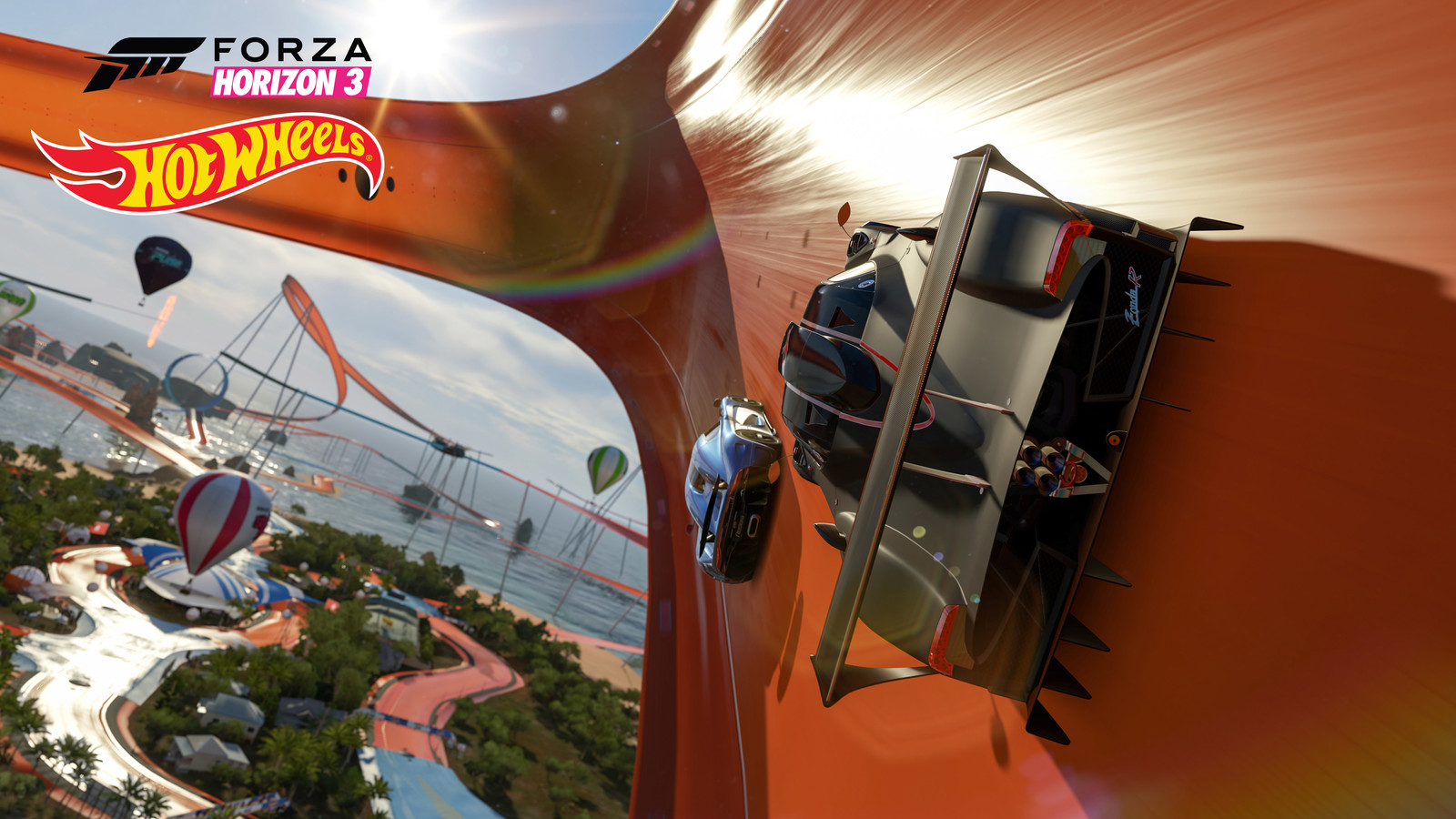 Our physic model is designed to be as accurate as possible, but we had to be improved so that the car's downforce and inertia allow them to drive upside-down.
Did you know that a real car only need a speed of 30 mph to clear a loop-the-loop?