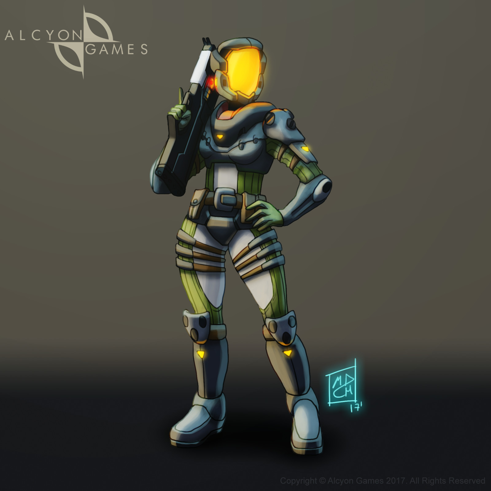Aida Nebul - Landing Gear Concept Art