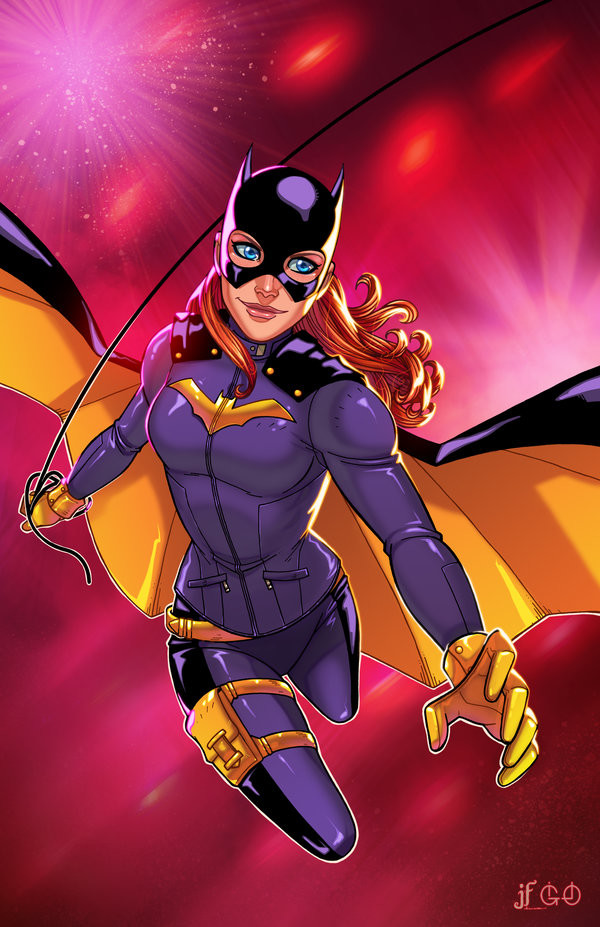 ArtStation - anime painting of style batgirl with black curly hair and blue  eyes colorful 4k
