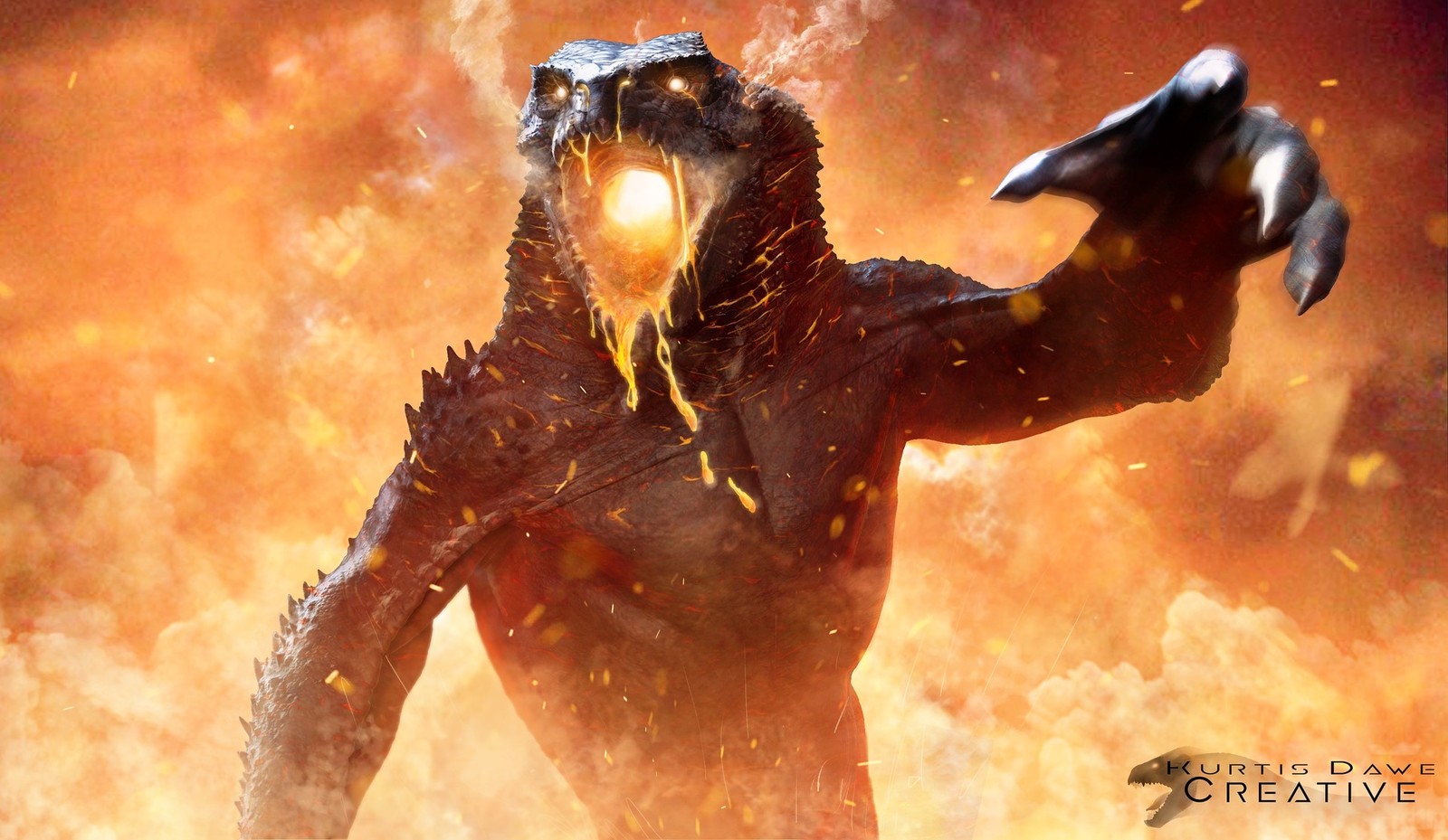 Balrog Lava Monster