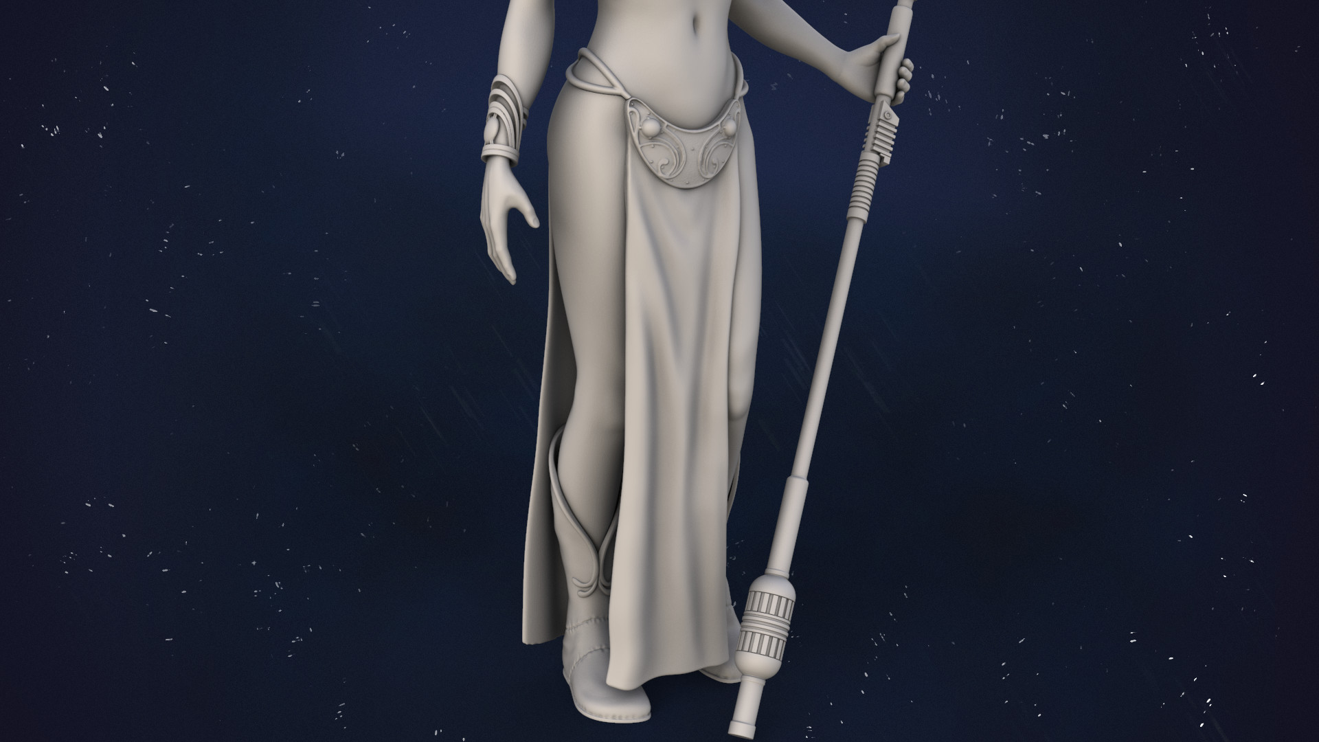 Artstation Princess Leia Star Wars Brad Shawn