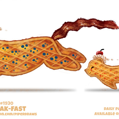 Piper thibodeau daily paint 1930 break fast by cryptid creations dc4xe53