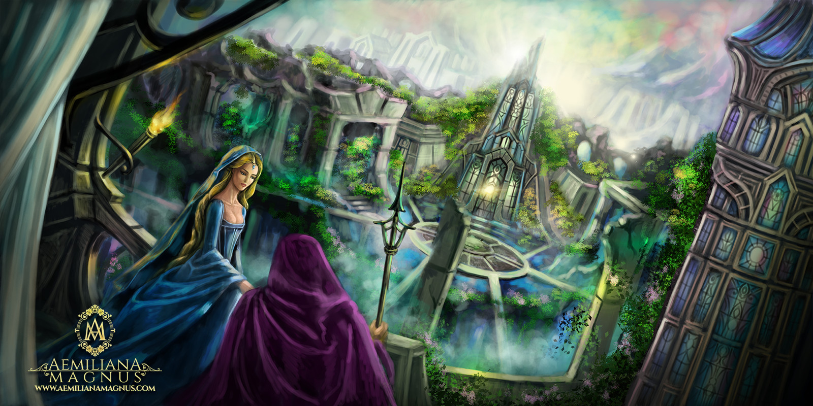 Lost City Fantasy Art Illustration &amp; Environment Design