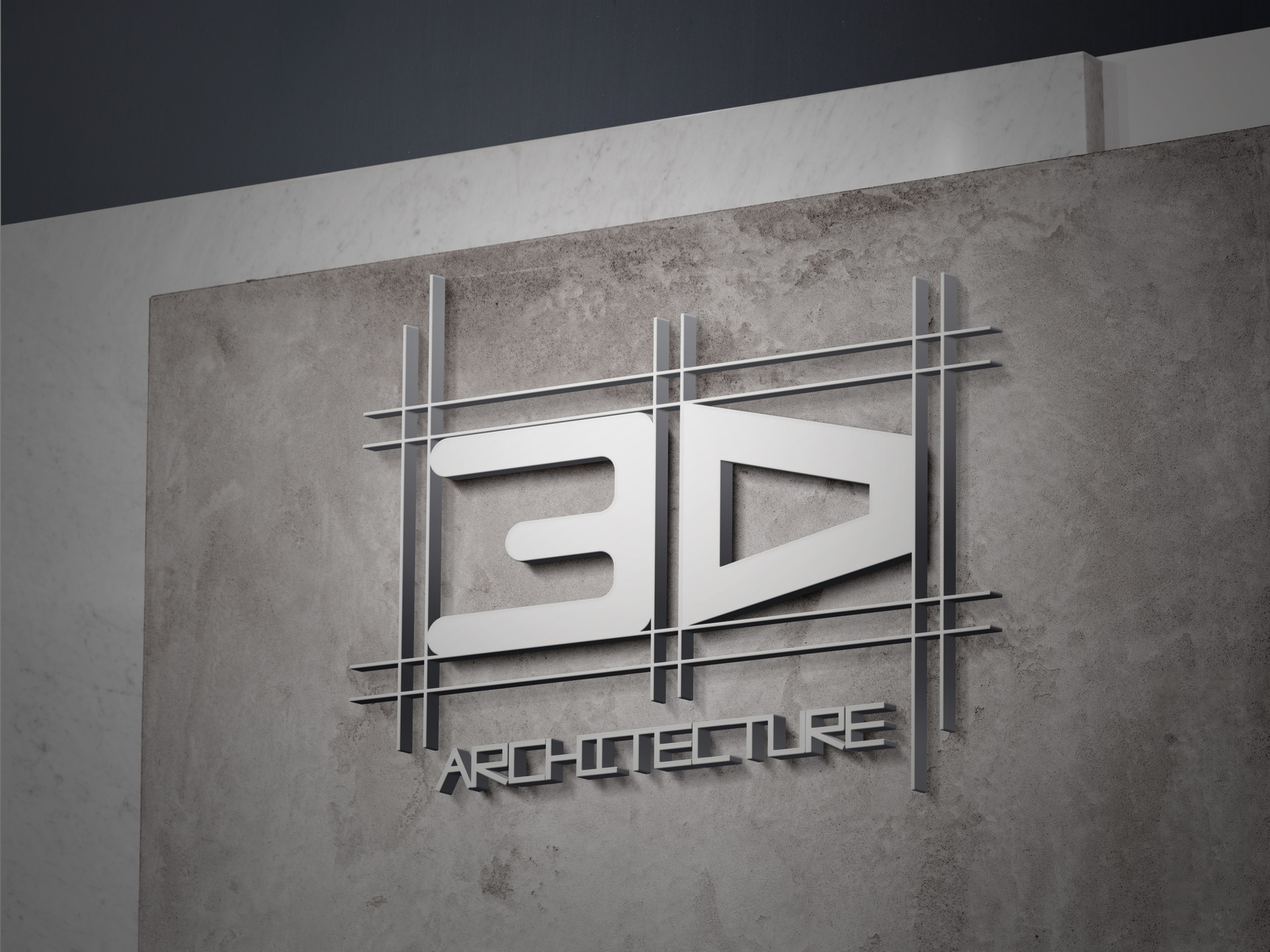 Artstation 3d Architecture Logo Tess Mathey