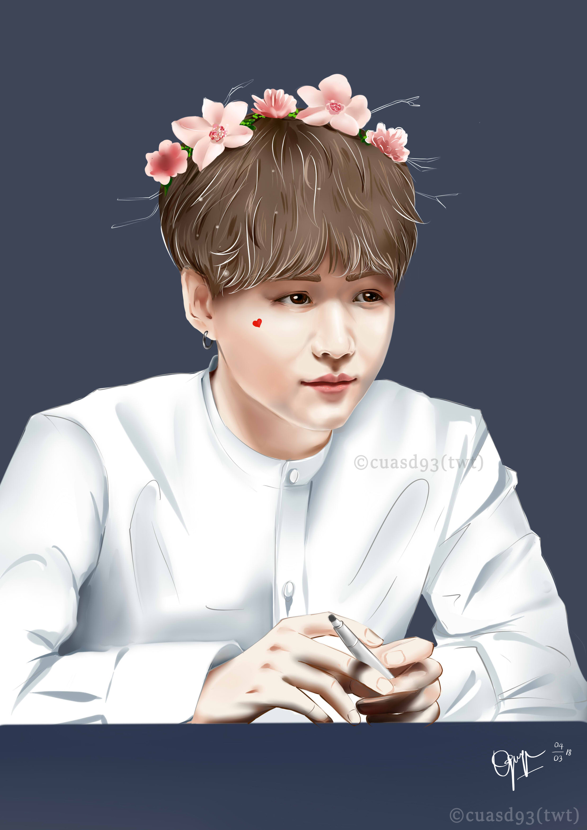 Artstation Happy Birthday Suga Giang Nguyen Kieu