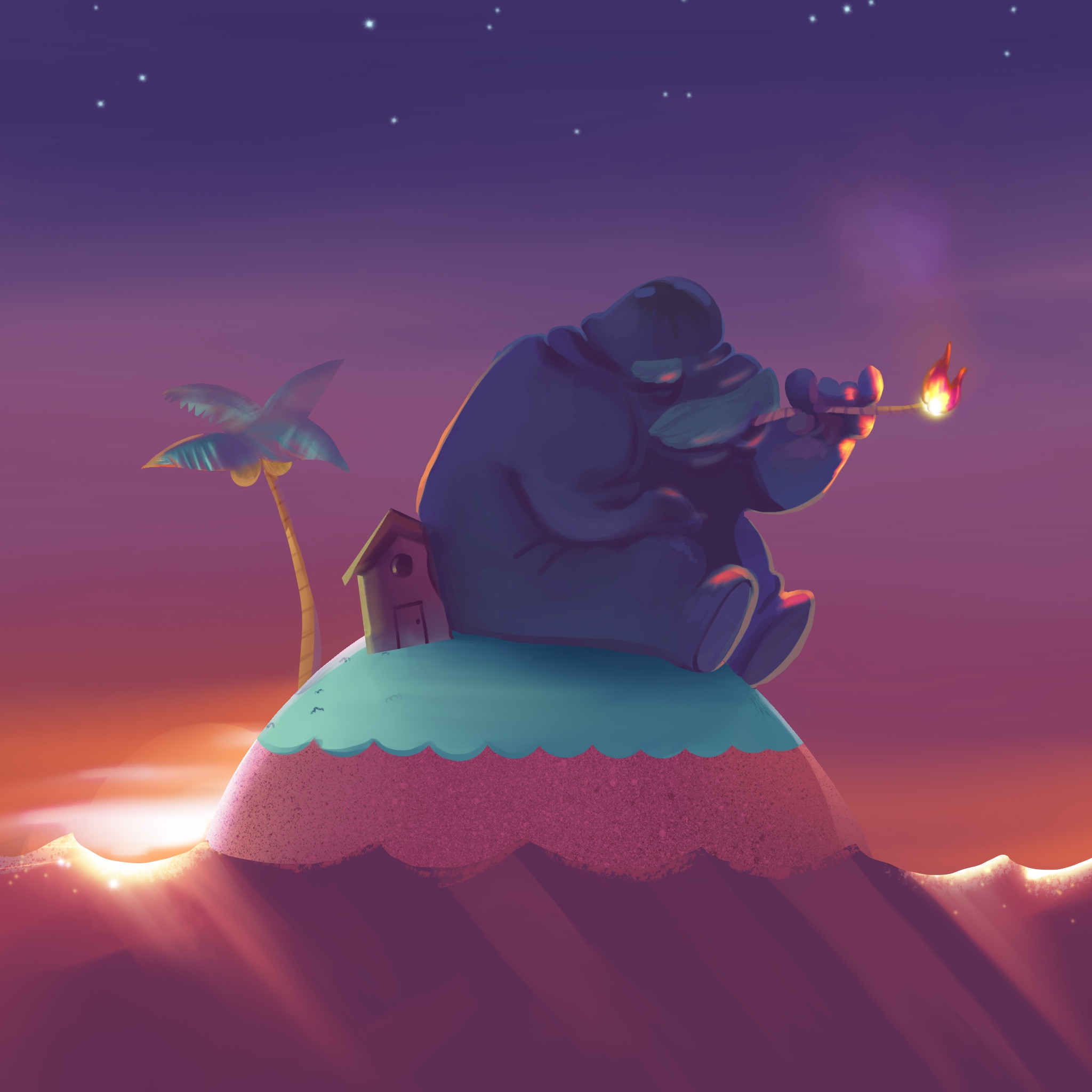 Look that big and mysterious moustache-thing