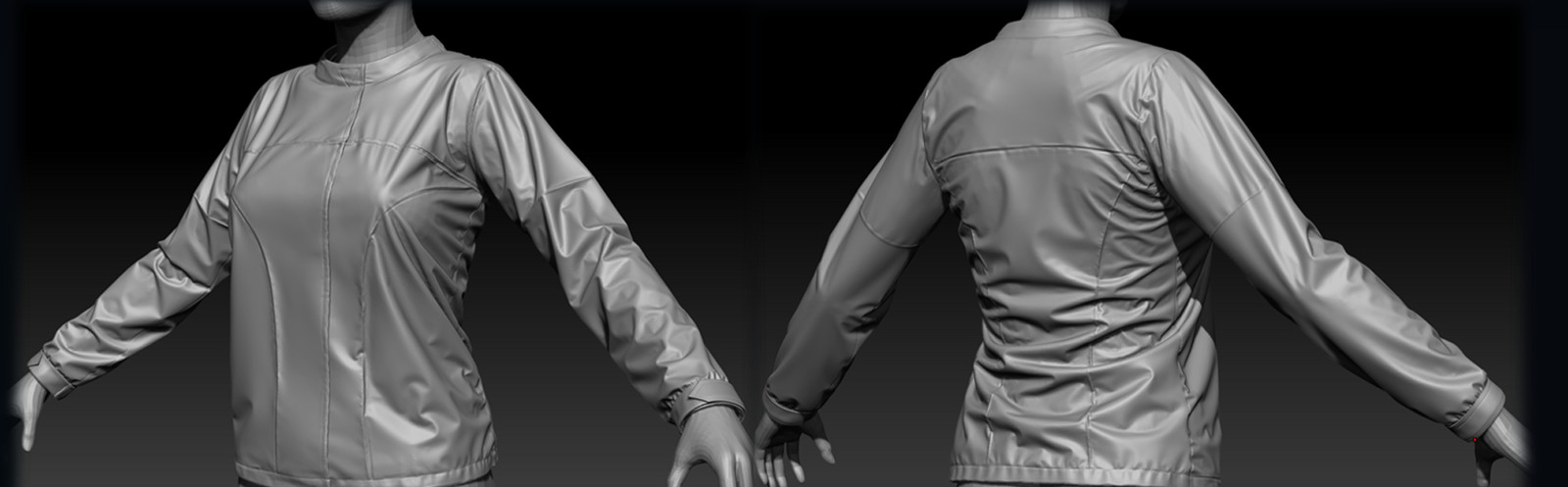 Being accurate on negative space improves cloth's realism.